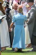 Racegoers arriving on the opening day of Royal Ascot, UK