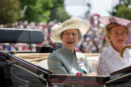 Racegoers arriving on the opening day of Royal Ascot, UK