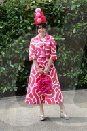 Racegoers arriving on the opening day of Royal Ascot, UK