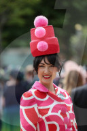 Racegoers arriving on the opening day of Royal Ascot, UK