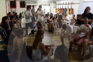 Israeli Students Take Shelter Inside A Public Bomb Shelter