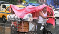 Monsoon Rain In Kolkata , India