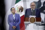 Mexico’s Minister Of The Interior Rosa Icela Rodríguez Holds Briefing
