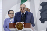 Mexico’s Minister Of The Interior Rosa Icela Rodríguez Holds Briefing