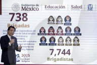 Mexico’s Minister Of The Interior Rosa Icela Rodríguez Holds Briefing