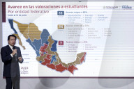 Mexico’s Minister Of The Interior Rosa Icela Rodríguez Holds Briefing