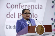 Mexico’s Minister Of The Interior Rosa Icela Rodríguez Holds Briefing