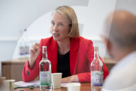 Economic Secretary to the Treasury Emma Reynolds attends a fintech roundtable at the Edinburgh Futures Institute