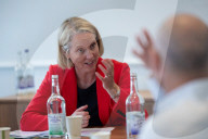 Economic Secretary to the Treasury Emma Reynolds attends a fintech roundtable at the Edinburgh Futures Institute