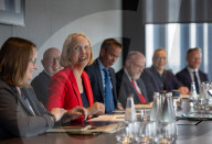 Economic Secretary to the Treasury Emma Reynolds attends a meeting of the Scottish-London Financial Services Forum in Glasgow