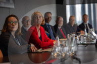 Economic Secretary to the Treasury Emma Reynolds attends a meeting of the Scottish-London Financial Services Forum in Glasgow