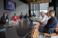 Economic Secretary to the Treasury Emma Reynolds attends a meeting of the Scottish-London Financial Services Forum in Glasgow