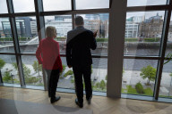Economic Secretary to the Treasury Emma Reynolds visits the Barclays Campus in Glasgow