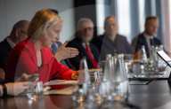 Economic Secretary to the Treasury Emma Reynolds attends a meeting of the Scottish-London Financial Services Forum in Glasgow