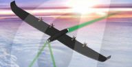 Record power transmit  through the air by laser