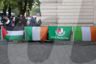 Member of Irish band Kneecap in court for waving Hezbollah flag at concert