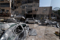 Iranian missile attacks over Tel Aviv