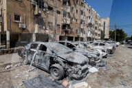 Iranian missile attacks over Tel Aviv