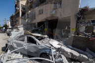 Iranian missile attacks over Tel Aviv