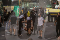 Conflic With Police During The First Day Of "Metal Strike" At Cadiz Province