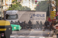 Conflic With Police During The First Day Of "Metal Strike" At Cadiz Province
