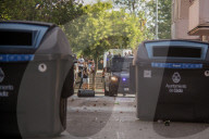 Conflic With Police During The First Day Of "Metal Strike" At Cadiz Province