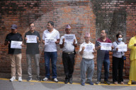 Nepalese Activists Demonstrate In Front Of The Iranian Consulate Demanding An End To The Israel-Iran War