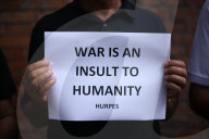 Nepalese Activists Demonstrate In Front Of The Iranian Consulate Demanding An End To The Israel-Iran War