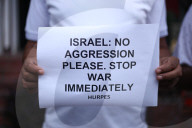 Nepalese Activists Demonstrate In Front Of The Israeli Embassy Demanding An End To The Israel-Iran War