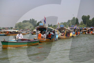 Boat Rally At Dal Lake Organized To Revive Tourism In Kashmir