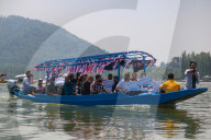 Boat Rally At Dal Lake Organized To Revive Tourism In Kashmir