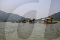Boat Rally At Dal Lake Organized To Revive Tourism In Kashmir