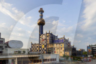 Wien Energie Spittelau Waste Treatment Plant In Hundertwasser Design