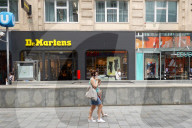 Dr. Martens Storefront On Shopping Street