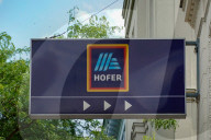 Hofer Discount Supermarket Sign In Vienna