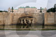 Upper Belvedere And Baroque Cascade Fountain