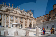 Pope Leo XIV Arrives To Lead His Weekly General Audience At St Peter's Square In The Vatican On June 18, 2025.