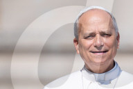 Pope Leo XIV Arrives To Lead His Weekly General Audience At St Peter's Square In The Vatican On June 18, 2025.