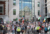 Kneecap’s Liam Óg Ó hAnnaidh freed on bail as hundreds of supporters gather at Westminster Magistrates Court, London, UK.