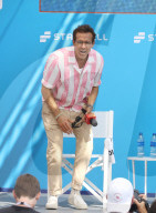 Actor And Entrepreneur Ryan Reynolds Goes Pink On Stage At The Influential Beach Show In Cannes, France - 18 June 2025