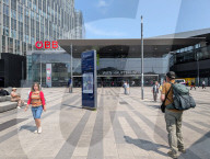 Vienna Central Station Entrance Area