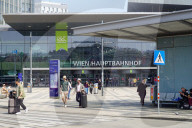 Vienna Central Station Entrance Area
