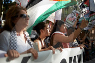 Protest In Toulouse Against The Israeli Onslaught In Gaza And For The Release Of Georges Abdallah