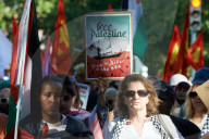 Protest In Toulouse Against The Israeli Onslaught In Gaza And For The Release Of Georges Abdallah
