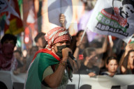 Protest In Toulouse Against The Israeli Onslaught In Gaza And For The Release Of Georges Abdallah
