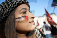 Protest In Toulouse Against The Israeli Onslaught In Gaza And For The Release Of Georges Abdallah