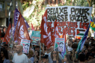 Protest In Toulouse Against The Israeli Onslaught In Gaza And For The Release Of Georges Abdallah