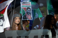 Protest In Toulouse Against The Israeli Onslaught In Gaza And For The Release Of Georges Abdallah