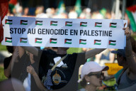 Protest In Toulouse Against The Israeli Onslaught In Gaza And For The Release Of Georges Abdallah