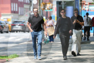Hugh Jackman arrives for his final performance of 'Sexual Misconduct of the Middles Classes' in New York City